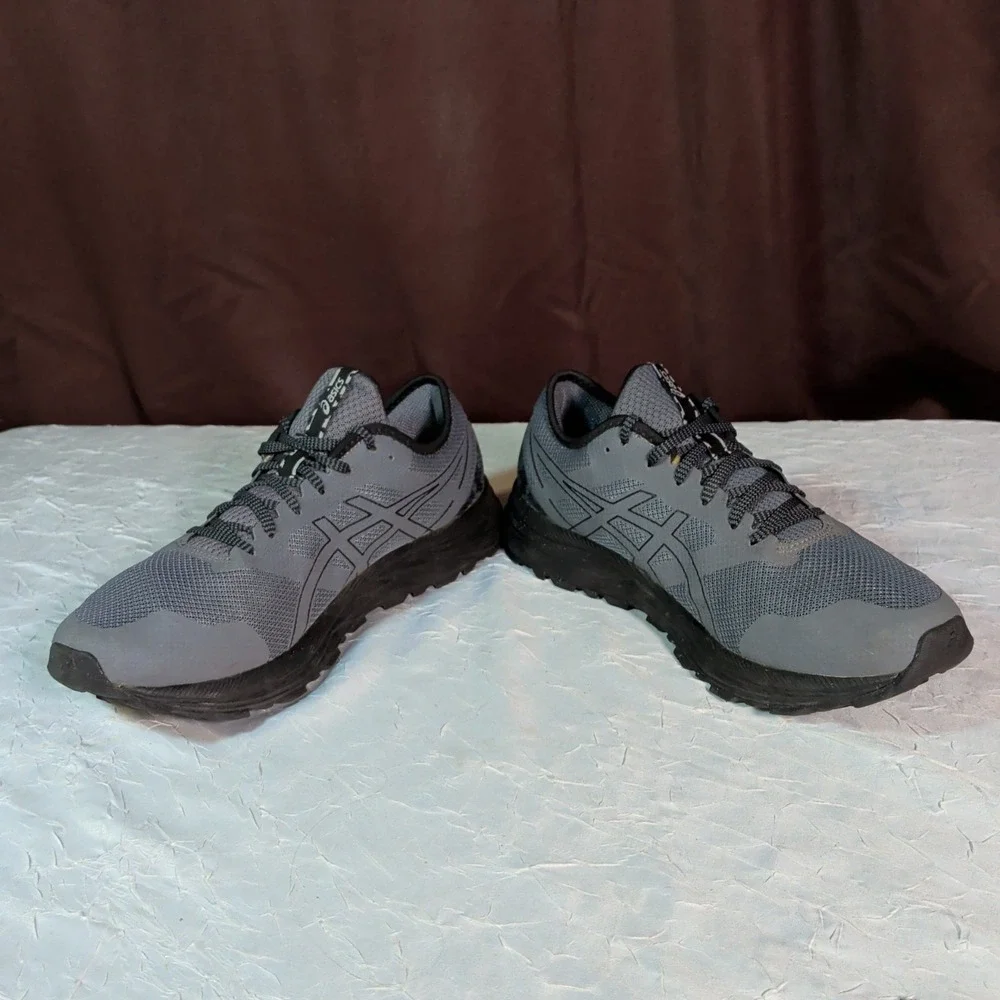ASICS Gel-Excite Trail Shoes Mens Size 10.5 Gray Black Running Sneakers Active